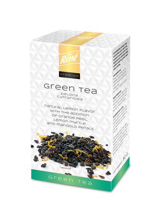Herbata Zielona Cytrynowa - liściasta